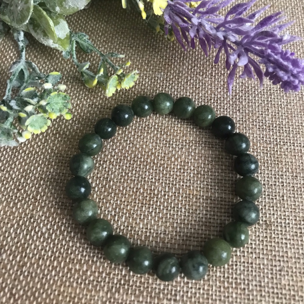 Green jade crystal